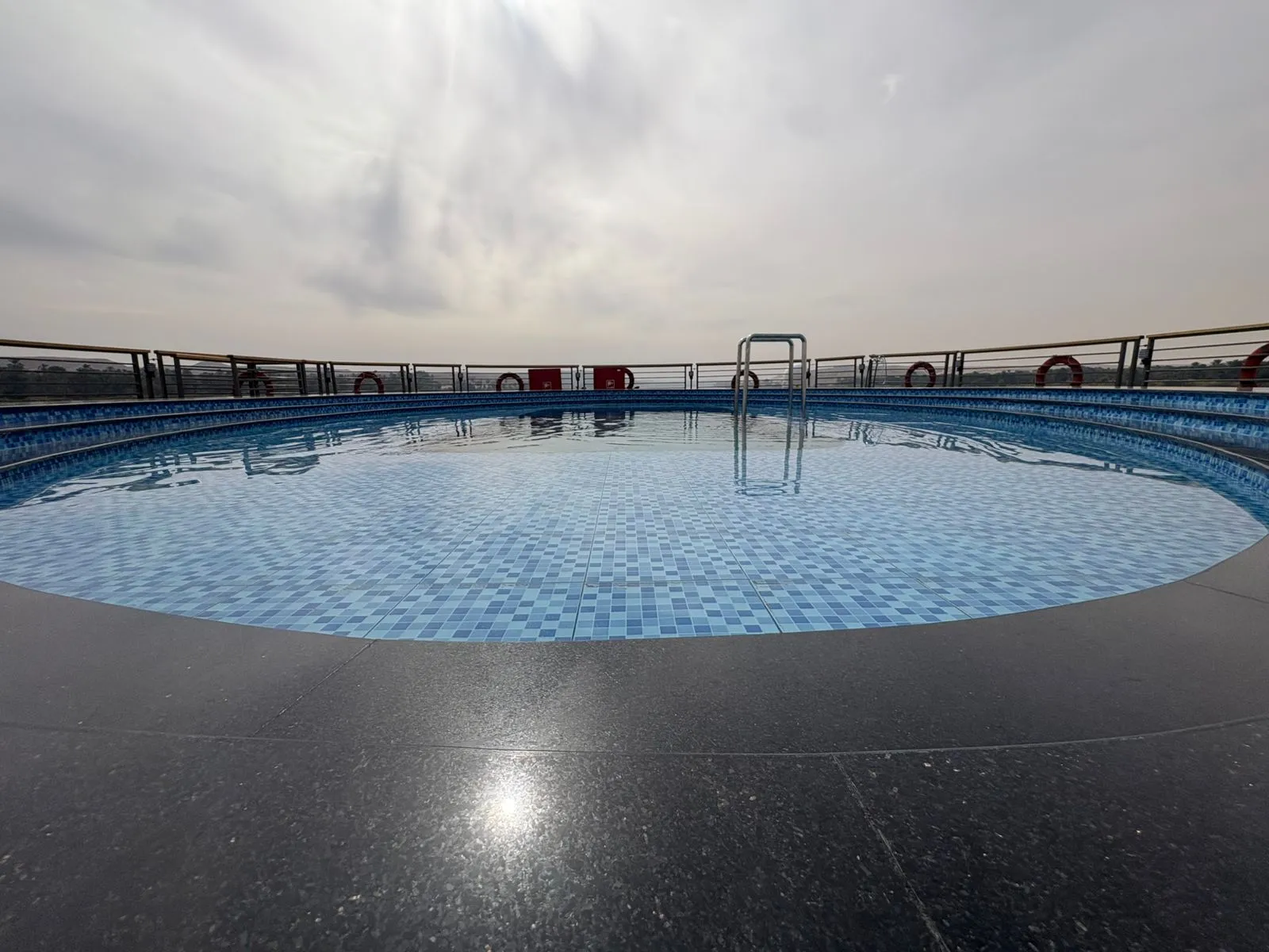 Sun deck of the Royal Princess Amira Nile cruise